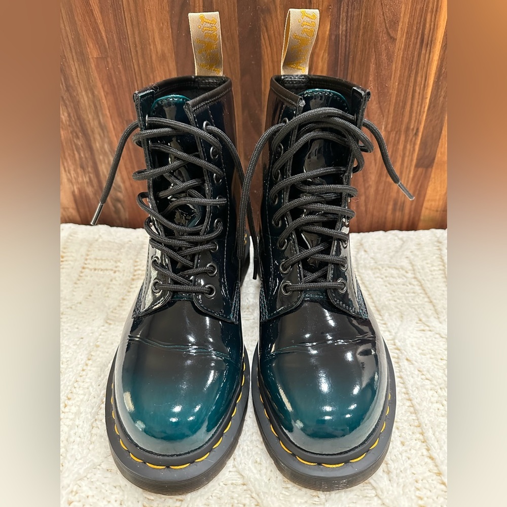 Dr. Martens OMBRÉ BLUE Lace-up boots.